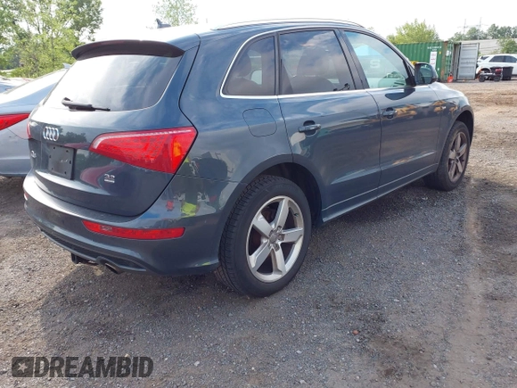 2011 Audi Q5 Premium Plus with VIN WA1DKAFP7BA114722, listed as a IAAI auction lot 42747531 with 82,755 mi miles and . Bid and sale history available at DreamBid. Image 4.