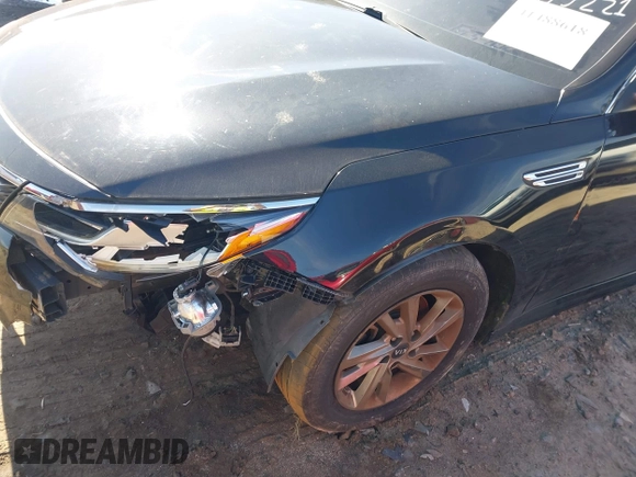 2019 Kia Optima LX with VIN 5XXGT4L37KG377221, listed as a IAAI auction lot 41488618 with 51,336 mi miles. Bid and sale history available at carsss.com. Image 6.