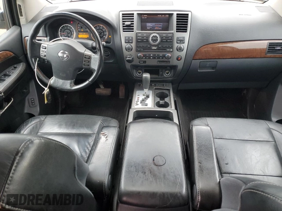 2012 Nissan Armada Platinum z VIN 5N1AA0NC9CN609112, wystawiony jako Copart lot #57202215 z przebiegiem 176 037 mil mil oraz Szkody całkowita. Historia ofert i sprzedaży dostępna na DreamBid. Obrazek 8.