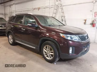 2014 Kia Sorento LX with VIN 5XYKT4A7XEG462778, listed as a IAAI auction lot 41981022 with 126,520 mi miles and . Bid and sale history available at carsss.com. Image 1.