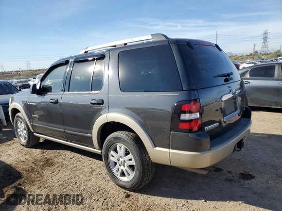 2007 Ford Explorer Eddie Bauer with VIN 1FMEU64877UA90923, listed as a Copart auction lot 85373294 with 140,493 mi miles and Clean title. Bid and sale history available at DreamBid. Image 2.