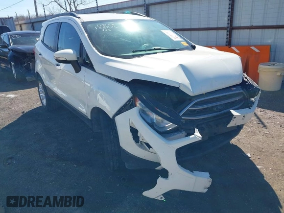 2020 Ford EcoSport SE with VIN MAJ3S2GE0LC322232, listed as a IAAI auction lot 41727787 with 37,163 mi miles. Bid and sale history available at carsss.com. Image 1.