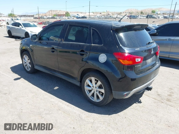 2014 Mitsubishi Outlander Sport ES with VIN 4A4AR3AUXEE019042, listed as a IAAI auction lot 42053509 with 133,760 mi miles. Bid and sale history available at carsss.com. Image 3.