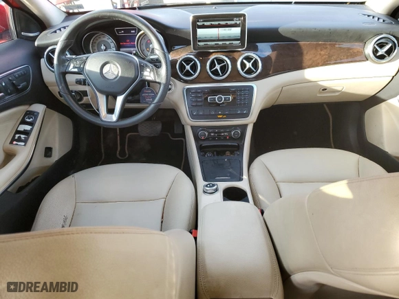 2015 Mercedes-Benz GLA-Class GLA 250 with VIN WDCTG4GB2FJ073505, listed as a Copart auction lot 87386204 with 155,872 mi miles and Salvage Title. Bid and sale history available at carsss.com. Image 8.