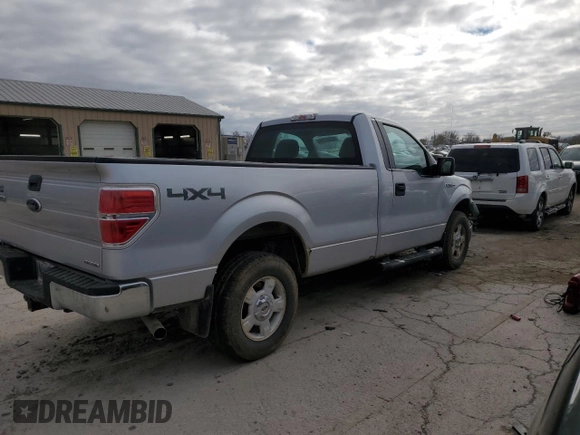 2013 Ford F-150 XL with VIN 1FTNF1EF4DKF95257, listed as a Copart auction lot 80302774 with 87,929 mi miles and Salvage title. Bid and sale history available at DreamBid. Image 3.