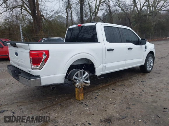 2023 Ford F-150 XL with VIN 1FTEW1C87PFA34231, listed as a IAAI auction lot 41403103 with 29,475 mi miles. Bid and sale history available at carsss.com. Image 4.