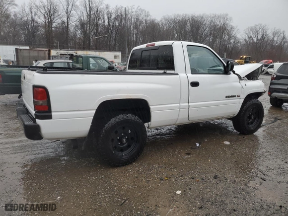 1999 Dodge Ram 1500 with VIN 1B7HC16X8XS213569, listed as a Copart auction lot 83028614 with 0 mi miles and Salvage Title. Bid and sale history available at carsss.com. Image 3.