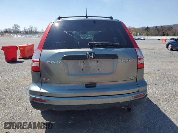 2011 Honda CR-V SE with VIN 5J6RE4H4XBL008271, listed as a Copart auction lot 52374905 with 193,502 mi miles and Salvage Title. Bid and sale history available at carsss.com. Image 6.