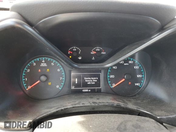 2019 Chevrolet Colorado 2WD Work Truck with VIN 1GCHSBEN6K1139740, listed as a Copart auction lot 77596504 with 43,086 mi miles and Salvage Title. Bid and sale history available at carsss.com. Image 9.