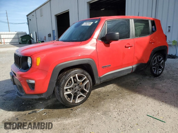 2021 Jeep Renegade Jeepster with VIN ZACNJCAB2MPM71178, listed as a Copart auction lot 47552355 with 18,210 mi miles and Salvage title. Bid and sale history available at DreamBid. Image 1.