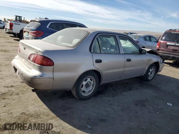 1999 Toyota Corolla VE with VIN 2T1BR12E2XC249817, listed as a Copart auction lot 86552414 with Not provided miles and Salvage title. Bid and sale history available at DreamBid. Image 3.