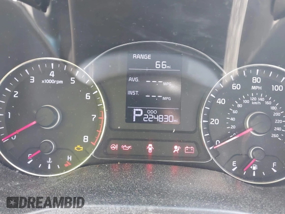 2014 Kia Forte LX with VIN KNAFX4A61E5055158, listed as a IAAI auction lot 42212501 with 224,830 mi miles and . Bid and sale history available at carsss.com. Image 7.