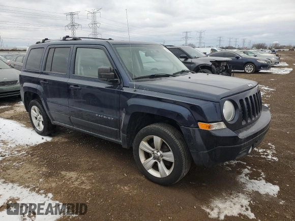 2012 Jeep Patriot Limited with VIN 1C4NJRCB6CD625388, listed as a Copart auction lot 88479725 with 128,570 mi miles and Salvage Title. Bid and sale history available at carsss.com. Image 4.