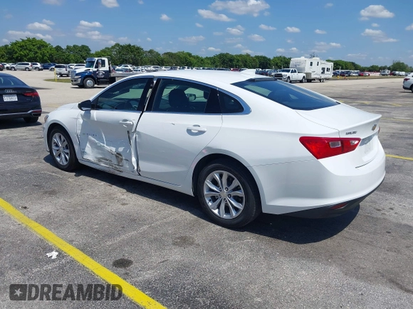 2025 Chevrolet Malibu LT with VIN 1G1ZD5ST8SF131556, listed as a IAAI auction lot 42227624 with 11,982 mi miles and . Bid and sale history available at DreamBid. Image 3.