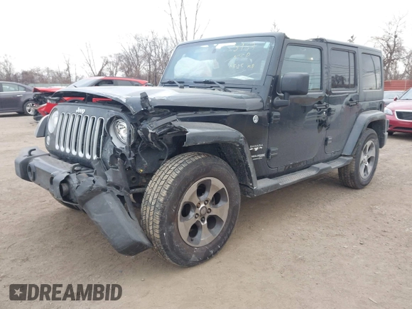 2018 Jeep Wrangler JK Unlimited Altitude with VIN 1C4BJWEG1JL843963, listed as a IAAI auction lot 41287894 with 120,701 mi miles. Bid and sale history available at carsss.com. Image 18.