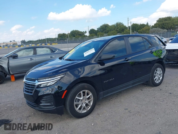 2024 Chevrolet Equinox LS z VIN 3GNAXHEG2RL155399, wystawiony jako IAAI lot #41897926 z przebiegiem 19 544 mil mil oraz . Historia ofert i sprzedaży dostępna na DreamBid. Obrazek 2.