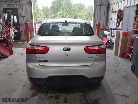 2014 Kia Rio EX with VIN KNADN4A35E6396673, listed as a IAAI auction lot 41964655 with 159,644 mi miles. Bid and sale history available at carsss.com. Image 16.