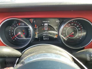 2019 Jeep Wrangler Unlimited Rubicon with VIN 1C4HJXFGXKW613269, listed as a Copart auction lot 62428605 with 56,270 mi miles and Salvage title. Bid and sale history available at DreamBid. Image 9.