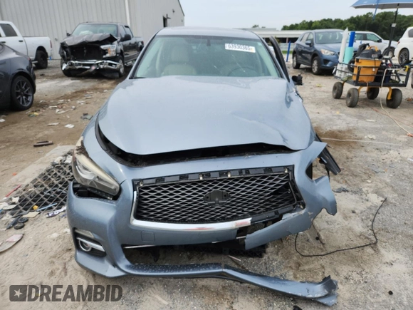 2015 Infiniti Q50 Sport with VIN JN1BV7AP7FM330754, listed as a Copart auction lot 63930365 with 145,952 mi miles and Non repairable. Bid and sale history available at DreamBid. Image 5.