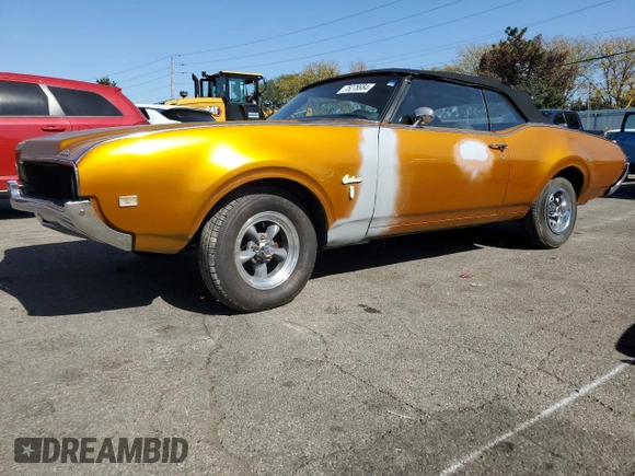 1969 Oldsmobile Cutlass with VIN 336679M390903, listed as a Copart auction lot 75278984 with Not Provided miles and Clean Title. Bid and sale history available at DreamBid. Image 1.