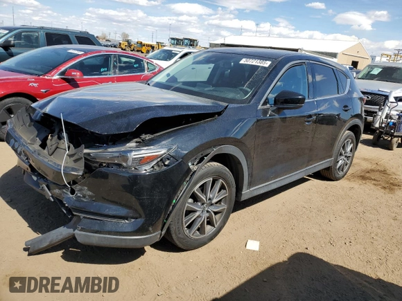 2018 Mazda CX-5 Grand Touring with VIN JM3KFBDMXJ0319026, listed as a Copart auction lot 50721385 with 48,292 mi miles and Salvage Title. Bid and sale history available at DreamBid. Image 1.