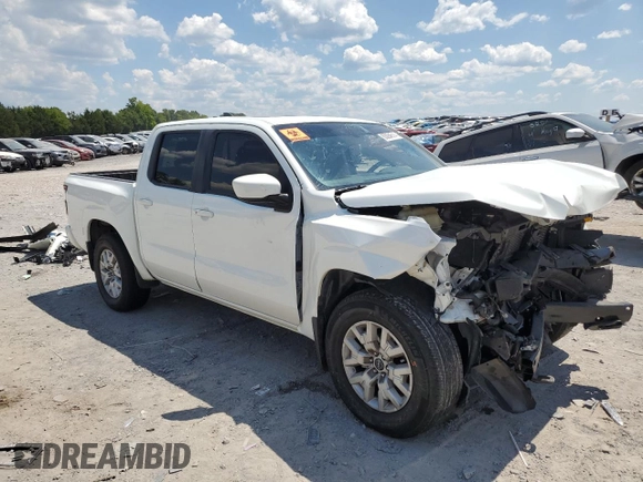 2022 Nissan Frontier SV with VIN 1N6ED1EK2NN671977, listed as a Copart auction lot 63064514 with 38,416 mi miles and Salvage Title. Bid and sale history available at carsss.com. Image 4.