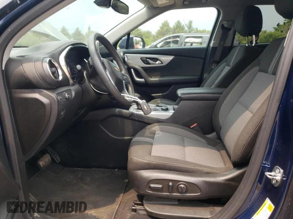 2023 Chevrolet Blazer LT with VIN 3GNKBHR4XPS101368, listed as a Copart auction lot 58520625 with 22,155 mi miles and Salvage title. Bid and sale history available at DreamBid. Image 7.