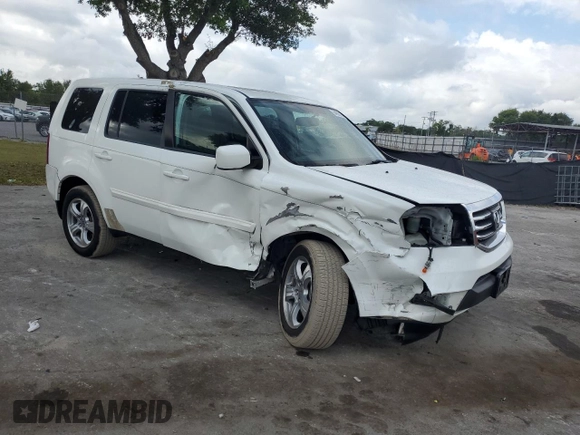 2013 Honda Pilot EX-L with VIN 5FNYF3H51DB006027, listed as a Copart auction lot 54892155 with 140,767 mi miles and Salvage Title. Bid and sale history available at carsss.com. Image 4.