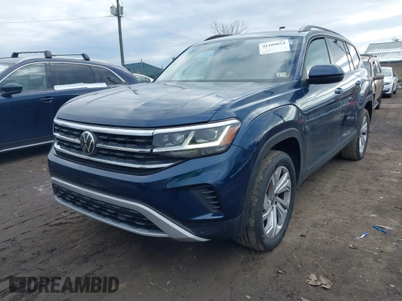 2021 Volkswagen Atlas SE with VIN 1V2JP2CA1MC548186, listed as a IAAI auction lot 41209054 with 99,071 mi miles and . Bid and sale history available at DreamBid. Image 6.