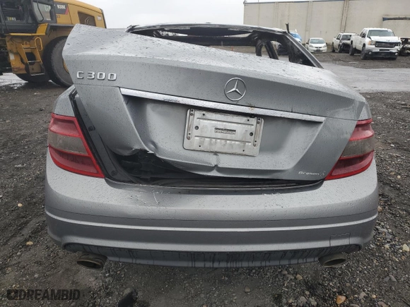 2009 Mercedes-Benz C-Class 3.0L Sport with VIN WDDGF54X49F260712, listed as a Copart auction lot 48760925 with 0 mi miles and Salvage Title. Bid and sale history available at carsss.com. Image 6.