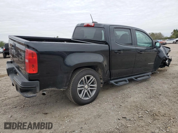 2021 Chevrolet Colorado 2WD Work Truck with VIN 1GCGSBEN3M1119864, listed as a Copart auction lot 87902535 with 56,005 mi miles and Salvage title. Bid and sale history available at DreamBid. Image 3.