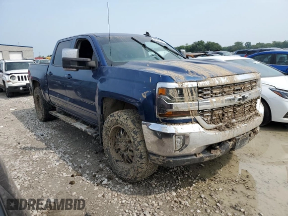 2016 Chevrolet Silverado 1500 LT with VIN 3GCUKREC2GG125588, listed as a Copart auction lot 64589384 with Not Provided miles and Salvage Title. Bid and sale history available at DreamBid. Image 4.