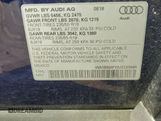 2018 Audi Q5 Premium Plus z VIN WA1BNAFY0J2233986, wystawiony jako Copart lot #46395785 z przebiegiem 89 041 mil mil oraz Nie do naprawy • Non repairable. Historia ofert i sprzedaży dostępna na DreamBid. Obrazek 14.