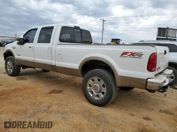 2005 Ford F-350 XL с VIN 1FTWW31P05ED19270, выставлен на аукционе Copart как лот 45970835 с пробегом 195 546 миль миль и Списание • Salvage title. История ставок и продаж доступна на DreamBid. Изображение 2.