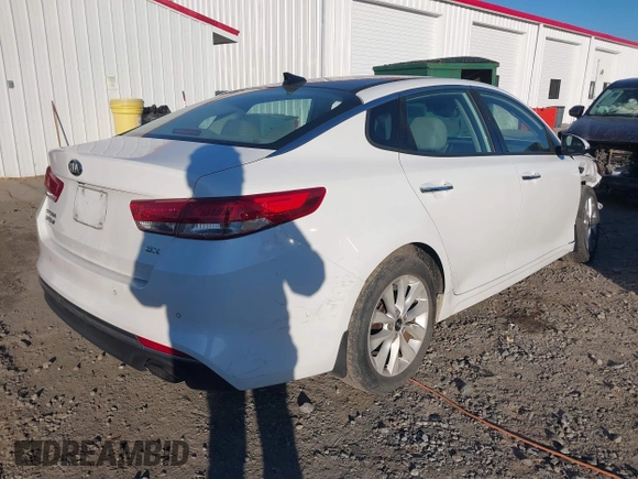 2016 Kia Optima EX with VIN 5XXGU4L36GG008399, listed as a IAAI auction lot 41239371 with 115,150 mi miles. Bid and sale history available at carsss.com. Image 4.