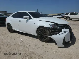 2017 Lexus IS 350 with VIN JTHBE1D23H5030120, listed as a Copart auction lot 50445265 with 167,466 mi miles and Salvage title. Bid and sale history available at DreamBid. Image 4.