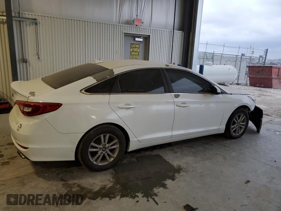 2017 Hyundai Sonata SE with VIN 5NPE24AFXHH544532, listed as a Copart auction lot 87716015 with 92,091 mi miles and Salvage Title. Bid and sale history available at DreamBid. Image 3.
