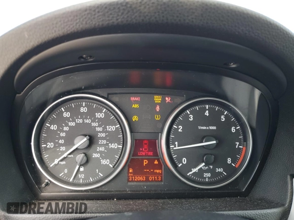 2010 BMW 3 Series with VIN WBAWV5C58AP081755, listed as a Copart auction lot 52873655 with 312,063 mi miles and Salvage title. Bid and sale history available at DreamBid. Image 9.