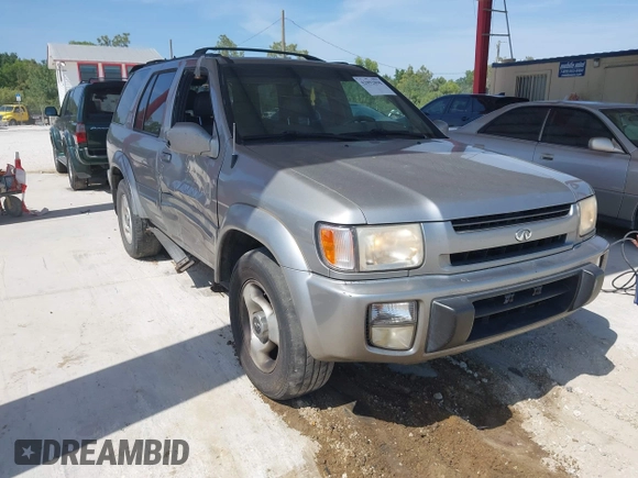 2000 Infiniti QX4 with VIN JNRAR07Y4YW086878, listed as a IAAI auction lot 42092898 with 191,974 mi miles and . Bid and sale history available at DreamBid. Image 1.