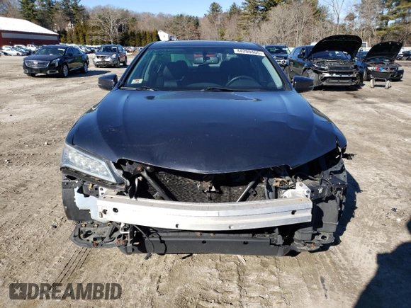 2016 Acura TLX with VIN 19UUB1F3XGA007742, listed as a Copart auction lot 44200405 with 120,565 mi miles and Salvage Title. Bid and sale history available at carsss.com. Image 5.