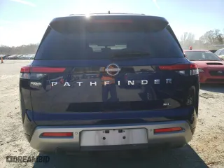 2022 Nissan Pathfinder SL with VIN 5N1DR3CA5NC253653, listed as a Copart auction lot 80427194 with 43,569 mi miles and Salvage Title. Bid and sale history available at carsss.com. Image 6.
