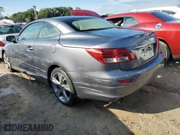2013 Lexus IS 250 C with VIN JTHFF2C26D2527390, listed as a Copart auction lot 73697084 with Not provided miles and Non repairable. Bid and sale history available at DreamBid. Image 2.
