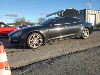 2018 Maserati Quattroporte S GranLusso z VIN ZAM56YPL6J1274054, wystawiony jako Copart lot #73793154 z przebiegiem 33 640 mil mil oraz Szkody całkowita. Historia ofert i sprzedaży dostępna na DreamBid. Obrazek 1.
