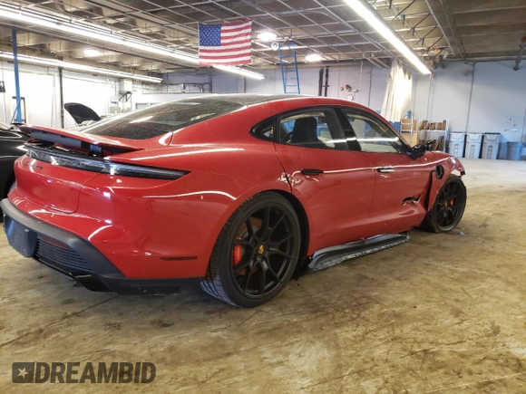 2023 Porsche Taycan GTS with VIN WP0AD2Y11PSA48366, listed as a Copart auction lot 41264494 with 552 mi miles and . Bid and sale history available at DreamBid. Image 3.