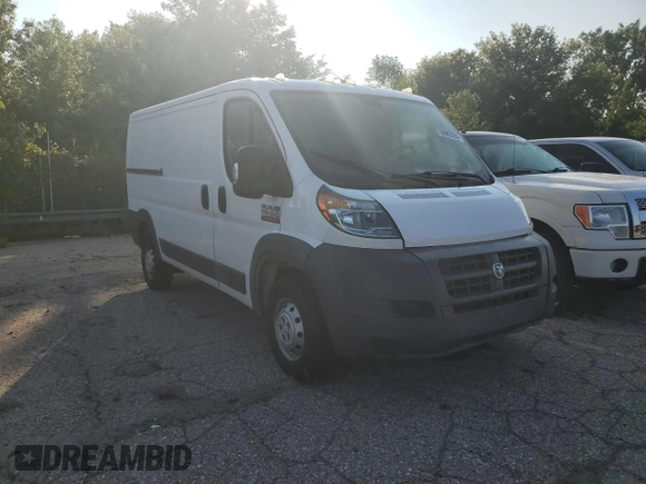 2018 Ram ProMaster Cargo with VIN 3C6TRVAG0JE154199, listed as a Copart auction lot 59683224 with 125,205 mi miles and Clean Title. Bid and sale history available at DreamBid. Image 4.