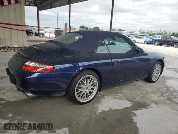2001 Porsche 911 with VIN WP0CA29961S653641, listed as a Copart auction lot 87375084 with 116,300 mi miles and Salvage title. Bid and sale history available at DreamBid. Image 3.