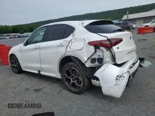 2021 Alfa Romeo Stelvio Ti z VIN ZASPAKBN5M7D10827, wystawiony jako Copart lot #58200015 z przebiegiem Nie podano mil oraz Szkoda całkowita • Salvage title. Historia ofert i sprzedaży dostępna na DreamBid. Obrazek 2.