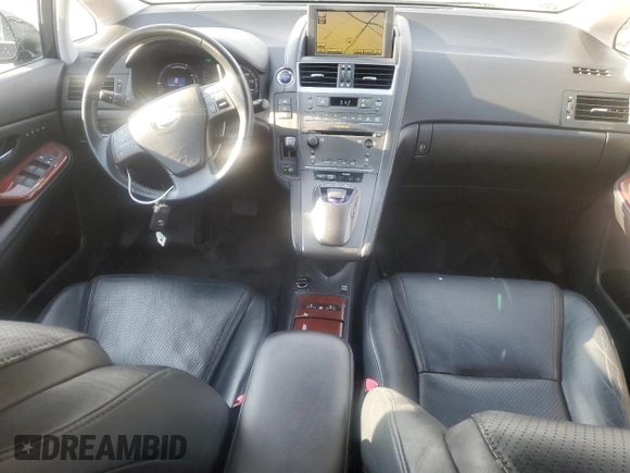2010 Lexus HS 250h with VIN JTHBB1BAXA2021361, listed as a Copart auction lot 80203214 with 157,015 mi miles and Salvage Title. Bid and sale history available at DreamBid. Image 8.