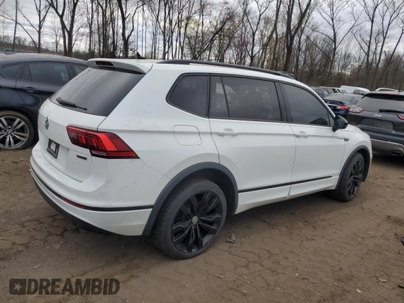 2021 Volkswagen Tiguan SE with VIN 3VV2B7AX8MM021965, listed as a Copart auction lot 53711125 with 59,554 mi miles and Salvage Title. Bid and sale history available at DreamBid. Image 3.