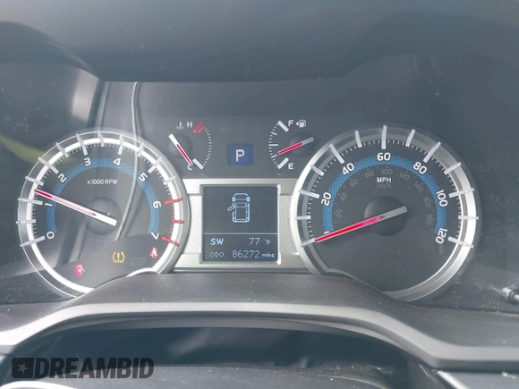 2016 Toyota 4Runner Limited with VIN JTEBU5JR8G5386084, listed as a IAAI auction lot 42017386 with 86,272 mi miles and . Bid and sale history available at DreamBid. Image 7.